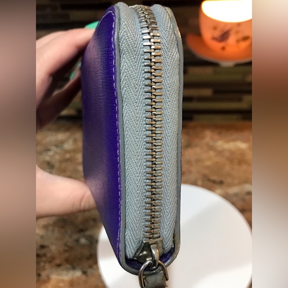 FENDI Monster Long Zip Around Leather Wallet 😍💜🔥 - Picture 13 of 17